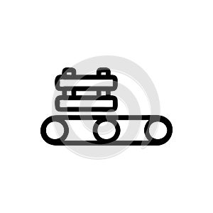 Innovative farm icon vector. Isolated contour symbol illustration