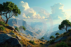 Innovative Geoengineering Solutions for Planetary Climate Change Visualizing Atmospheric Interventions and Sustainable photo