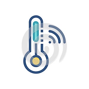 Innovative Temperature Sensor Icon