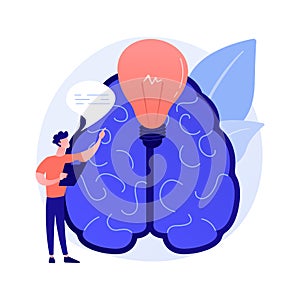 Innovative solution vector concept metaphor