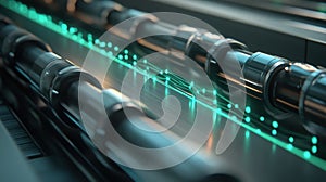 Innovative manufacturing process with data analysis on production line