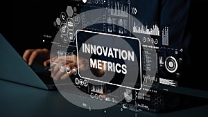 Innovative Metrics Dashboard Displaying Data Analytics and Business Intelligence for Data-Driven Decision Making