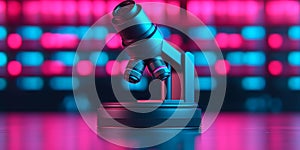 Innovative Microscope in Modern Lab Setting