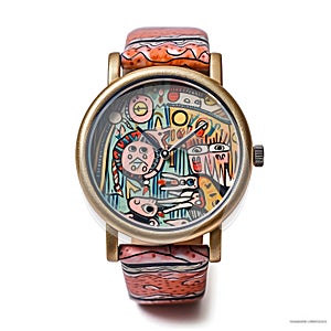 Innovative Outsider Art Watch Design - generative ai