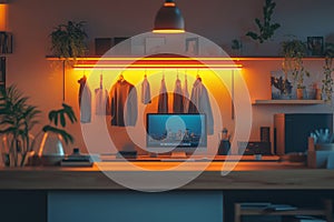 Innovative smart home control center with dynamic user interface design