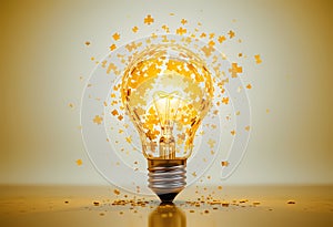 Innovative solution, creative thinking, problem solving concept