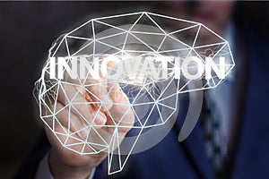 Innovative thinking concept.