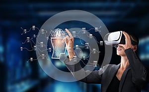 Innovative Virtual Reality Experience Showcasing Artificial Intelligence and Data Management in Cloud Computing