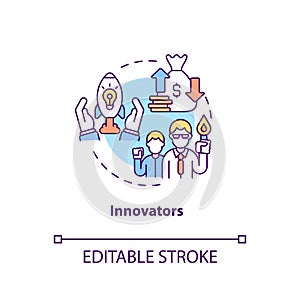 Innovators concept icon