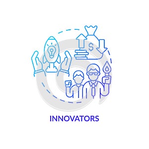 Innovators concept icon photo