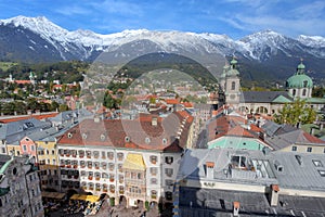 Innsbruck aerial, Austria photo