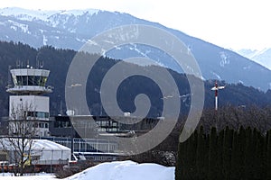 Innsbruck Airport, ATC Air Traffic Control Tower view