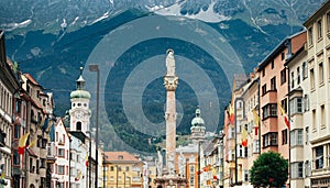 Innsbruck Austria city view old town