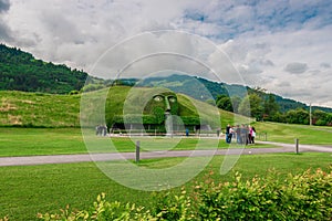 Swarovski Kristallweltem en Wattens, ubicado en los alrededores de Innsbruck, Austria