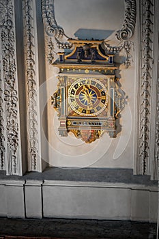 Old Clock at Hofkirche (Court Church) - Innsbruck, Austria