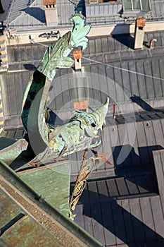 Innsbruck City Tower Gargoyle Austria