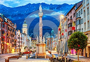 Innsbruck Old town, Tyrol, Austria photo