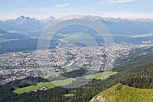 Innsbruck towards the southwest