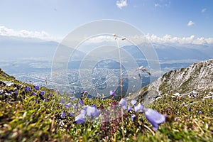 Innsbruck seen from Nordkette photo