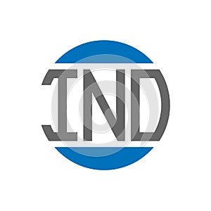 INO letter logo design on white background. INO creative initials circle logo concept. INO letter design photo