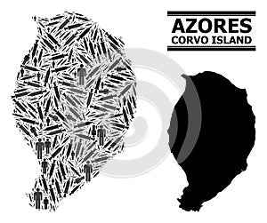 Inoculation Mosaic Map of Corvo Island