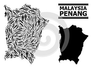 Inoculation Mosaic Map of Penang Island