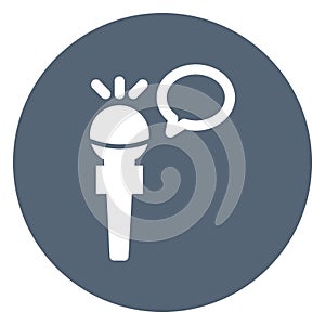 Input device, mic  Isolated Vector Icon that can be easily modified or edit