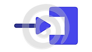 Input Entry Icon Data Submission Upload, vector design Generative AI