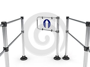 Input turnstile