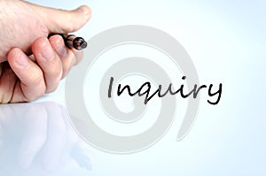 Inquiry concept