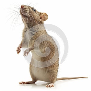 Inquisitive Brown Rat Standing