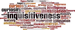 Inquisitiveness word cloud