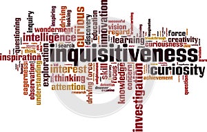 Inquisitiveness word cloud