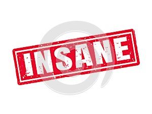 insane red stamp style