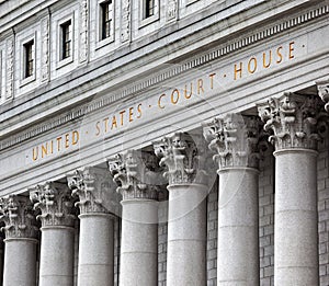 Inscription on the courthouse