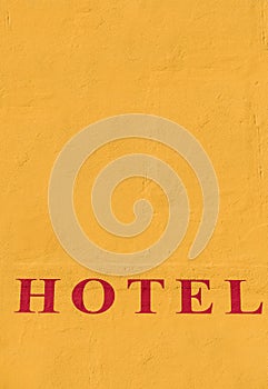 Inscription hotel