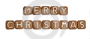The inscription `Merry Christmas`