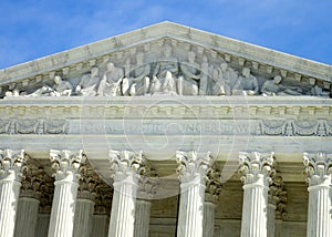 Inscription over the Supreme Court Building in Washington DC