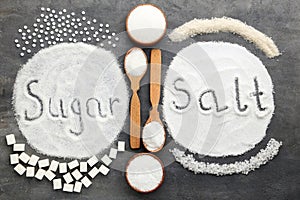 Inscription Sugar and Salt