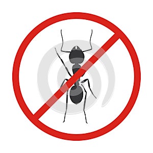 Insect ant vector icon.Black vector icon isolated on white background insect ant.