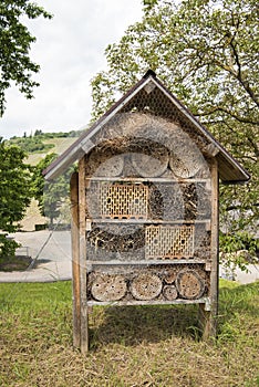 Insect hotel for different kind of insects, save the insects