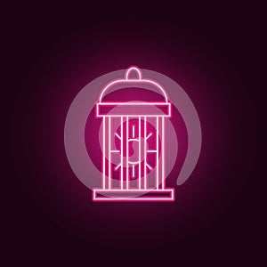 insect killer lamp icon. Elements of pest control and insect in neon style icons. Simple icon for websites, web design, mobile app