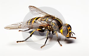 Insect Menace: Tsetse Fly\'s Threat isolated on a transparent background. photo