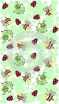 insect pattern seamless