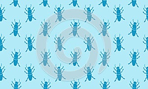 Insect simple icons set - vector collection of bugs symbols in thin line style