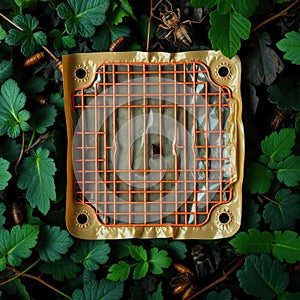 Insect Trap Demonstrating Its Functionality photo