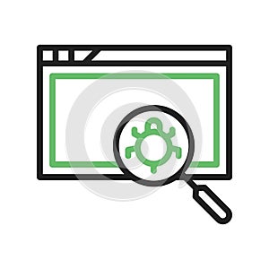 Insecure Code icon vector image.