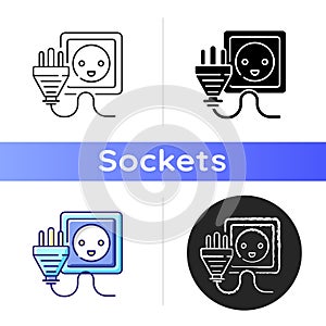 Insert for cable icon