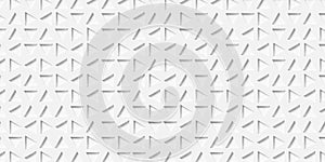 Inset random flipped white triangle grid geometrical background wallpaper banner pattern