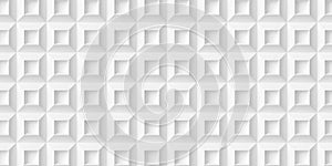 Inset white pyramid cube boxes block background wallpaper banner full frame filling checker layout